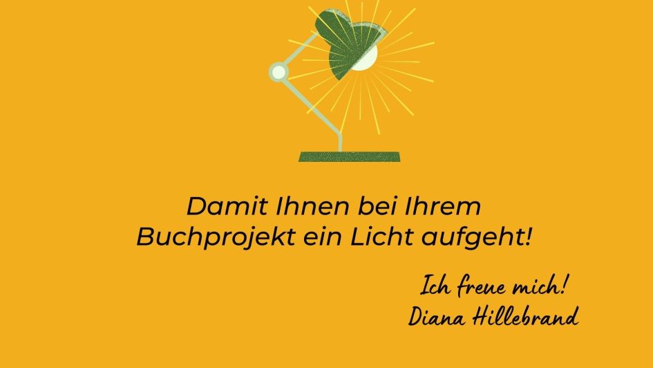 Damit Ihnen bei Ihrem Buchprojekt ein Licht aufgeht!